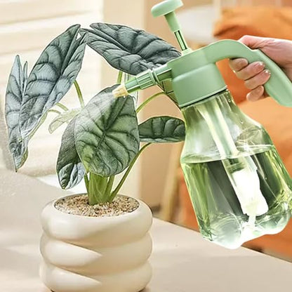 51oz Handheld Garden Pump Sprayer with Adjustable Nozzle Pressure Sprayer Hand Atomizer, Water Spray Bottle,for Home Cleaning,Garden,Car Detailing & Washing 1.2L - color: Green