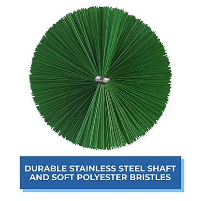 Vikan 53702 Tube Brush,2.4",PP/PBT,Green - color: Green
