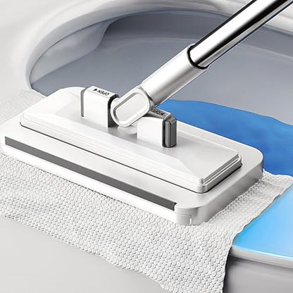 No Wash Mop - Clip Design No Touch Wet Dry Cleaning Tool, Compact Zero Touch Mini Cleaner, Portable Care Device | Home Kitchen Bathroom Living for Home Kitchen Bathroom Living - color: 110cm
