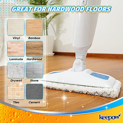 KEEPOW 5 Pack 1940 Pads Compatible with Bissell Powerfresh 1806 1940 1544 1440 2075A 2685A 1940W 19404 Series, Model 19402 19408 1940a 1940f 1940q 1940t B0006 B0017, Part #5938#203-2633 - color: 5 Grey