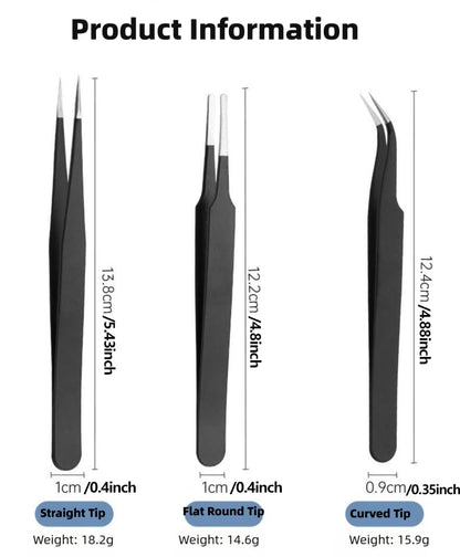 Professional Small Precision Screwdriver Set, 39 Pieces, with Anti-Static tweezers, keyboard brush cleaner kit, Magnetic Electronics Repair Kit for Phone, Computer, Watch, Glasses.