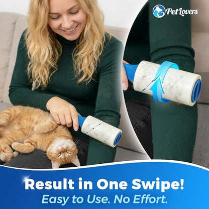 PetLovers Extra Sticky Lint Roller Mega Value Set 900 Sheets for Pet Hair Removal and Clothes, Dog and Cat Lint Remover, 10 Pack - size: 10 Pack