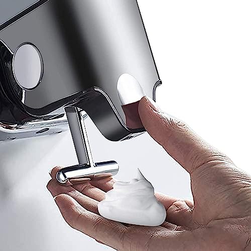 No Drill Wall Mounted Soap Dispenser Shower Liquid Shampoo Soap Dispenser for Bathroom, Kitchen, Marketplace, Hotel 500ml -Transparent