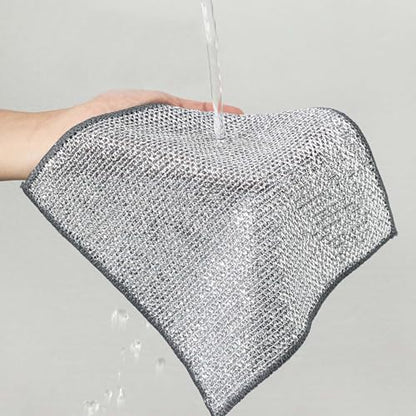 HIC Kitchen Multi-Use Non-Scratch Wire Cleaning Cloths, Set of 6 - style: Wire Cloths, Set/6