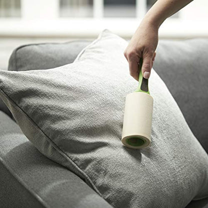 Evercare Pet Hair Lint Rollers All Purpose Use 100 Easy-Tear Sheets Per Roll Reusable Sticky Roller Pets Cat & Dog Hair Remover Contoured Handle For Furniture Clothing & Cars, Set of 3, Green - size: Pack of 3 (300 Sheets)