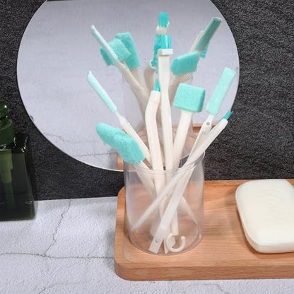Detail Cleaning Brush Set for Household Use, 8pcs Small Crevice and Groove Scrubbers, Hard Bristle Bottle Cleaner for Keyboard, Window Track, and Tight Spaces
