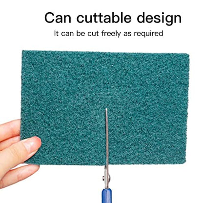 Heavy Duty Scour Pads Sponge Dish Scrubber Non-Scratch Green Reusable Household Scrub Pads for Kitchen and Dish Cleaning Tool (24Pcs) - style: 24Pcs