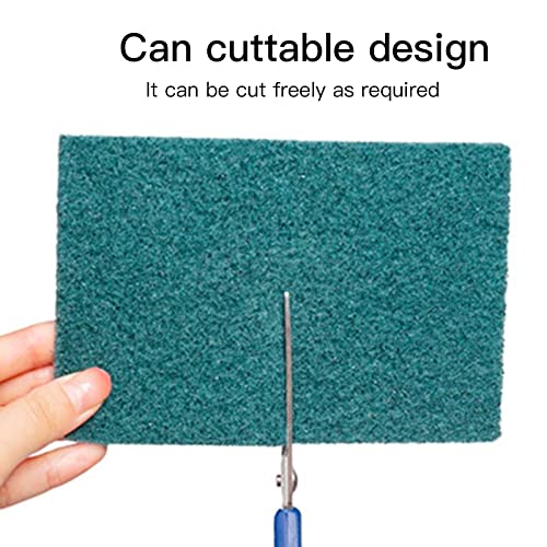 Heavy Duty Scour Pads Sponge Dish Scrubber Non-Scratch Green Reusable Household Scrub Pads for Kitchen and Dish Cleaning Tool (24Pcs) - style: 24Pcs