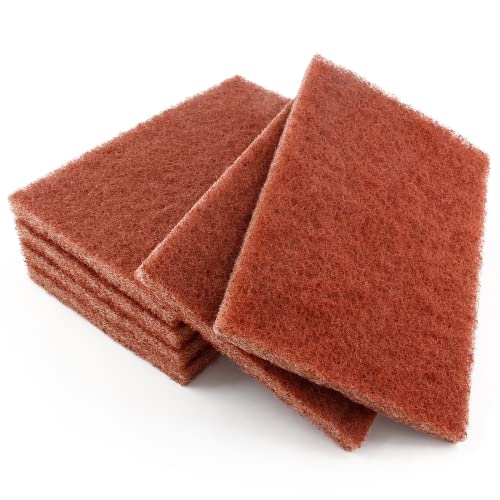 6 Pcs 4 x 6 Inch General Purpose Scuff Pads, Medium Sanding Hand Pads for Scuffing, Scouring, Sanding, Paint Primer Prep Adhesion Scratch, Surface Preparation for Car, Craft - size: Medium, 6pcs