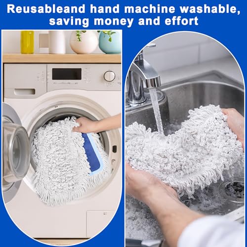 36" Dust Mop Replacement Pad: 2 Pack | Fit 36" Commercial Dust Mop/Broom, Durable Thick Washable Cotton, Dry Mop Head, For Hardwood Tile Schools Offices Industrial - size: 36 inches Replacement Pad