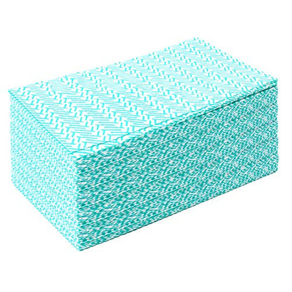 KMAKII Handi Wipe Reusable Cloths - Multi-Purpose Disposable Dish Cloths and Towels, Ultra Absorbent, Fast-Dry, Durable Cleaning Wipes for Kitchen and Home, Green, 11.8 x 21 inches, Pack of 80 - color: Green
