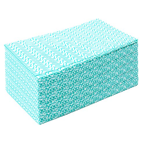 KMAKII Handi Wipe Reusable Cloths - Multi-Purpose Disposable Dish Cloths and Towels, Ultra Absorbent, Fast-Dry, Durable Cleaning Wipes for Kitchen and Home, Green, 11.8 x 21 inches, Pack of 80 - color: Green