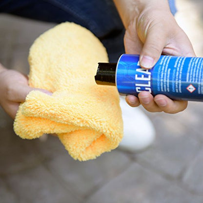 CARCAREZ Microfiber Towels for Cars, Car Drying Wash Detailing Towel with Plush Edgeless Microfiber Cloth (Yellow) - color: Yellow