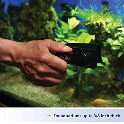 Aqueon Aquarium Algae Scraper, Fish Tank Magnetic Glass Cleaner for Glass/Acrylic, Medium - size: Medium