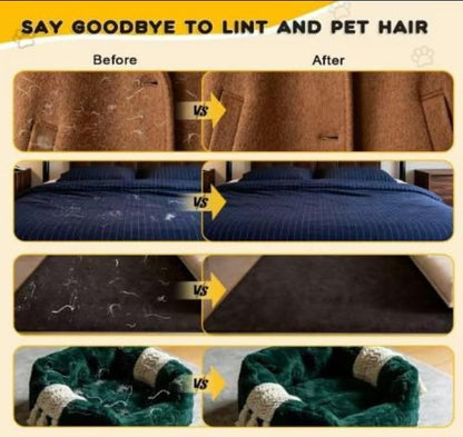 Pet Hair Removal Glove for Dogs & Cats, Reusable Dual-Sided Fur Remover Mitt, Electrostatic Pet Hair Cleaner for Furniture, Sofa, Carpet, Bedding & Clothing | pet hair removal