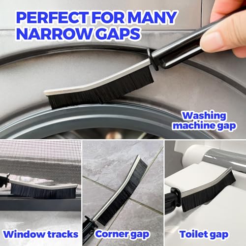 Holikme Dryer Vent Cleaner Kit Clothes Dryer Lint Brush Vent Trap Cleaner Home Essentials Long Flexible Vacuum Brush,Crevice Gap Cleaning Tool Brush - size: Upgrade 2Pack