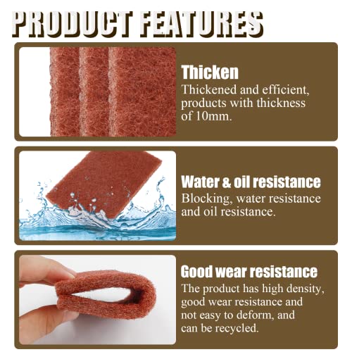 6 Pcs 4 x 6 Inch General Purpose Scuff Pads, Medium Sanding Hand Pads for Scuffing, Scouring, Sanding, Paint Primer Prep Adhesion Scratch, Surface Preparation for Car, Craft - size: Medium, 6pcs