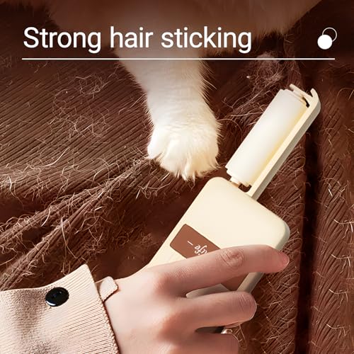 Portable Lint Roller Reusable,3 in 1 Washable Lint Roller Reusable,Pet Hair Remover,Powerful Adhesion,for Pet Hair,Clothing,Bedding
