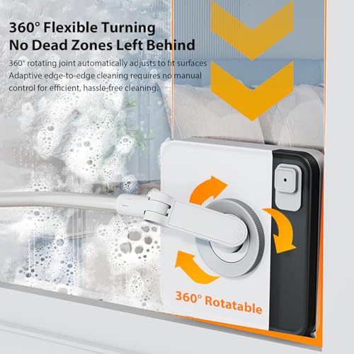 Apartment Window Cleaner, 51inch High-Rise Window Squeegee with Extension Pole, Outdoor Cleaning Tool for Tall Buildings