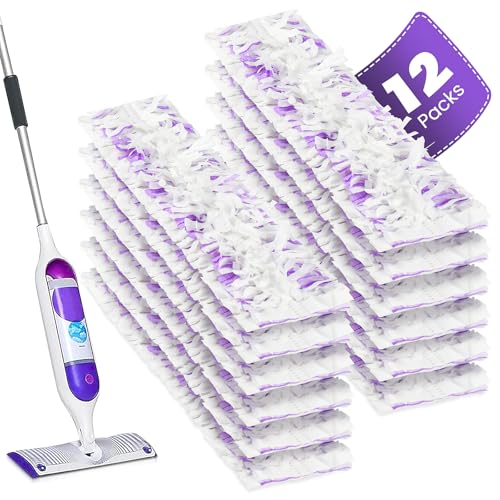 12 Pack Disposable Power Mop Refills Compatible with Swiffer Power Mop, for Swiffer Power Mop Pads, for Floor Cleaning, Unscented & Thickened Pads - size: 12 PowerMop Pads