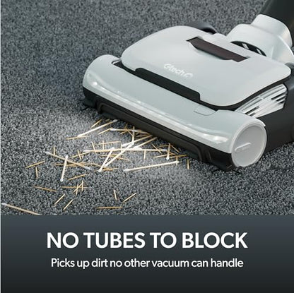 Gtech AirRAM 3 Cordless Vacuum Cleaner with Anti-Hair Wrap Bar - Dual Edge-Clean Brushes - Perfect for Carpet and Hardwood Floors - Rechargeable 22v Li-ion Battery - Lightweight - New Model/Red Thread - style: AirRAM3 - New Gen Cordless Up. Red