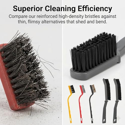 5pcs Crevice Cleaning Brush Set Narrow Detail Tools for Window Tracks Corners Edges and Household Cleaning