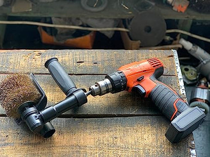 Aidelife Brass Brush Wheel for Mini Renovator Accessories, Cordless Drill/Impact Driver Wire Wheel - style: for Impact Driver