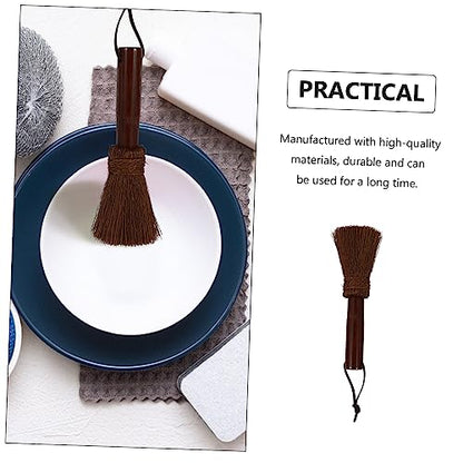1pc Palm Brush for Efficient Kitchen Cleaning Light Brown Scrub Brush for Dishes Pots Pans and More for Non-Stick Cookware and Versatile Use Kitchen Bathroom and Laundry