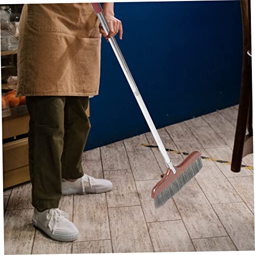 Cabilock Detachable Long Handle Broom with Soft Bristles for Hardwood Floors Indoor Sweeping Tool Lightweight and Ergonomic Design for Home Office Cleaning
