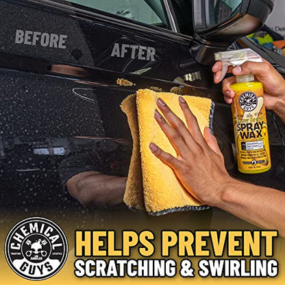 Chemical Guys Professional Grade Premium Microfiber Towels for Cars, Gold, 24" x 16", Ultra-Soft and Scratch-Free Car Detailing Cloths for Trucks, Motorcycles, and More - 6 Pack - size: 24"x16", style: 6 pack