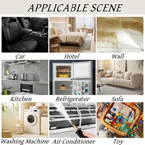 Foandbevi Steam Cleaner 2500W High Pressure Steamer for Cleaning, Car Steamer Handheld Steam Cleaner for Home Use, Steam Cleaner for Upholstery, Kitchen, Bathroom, Grout - color: Grey