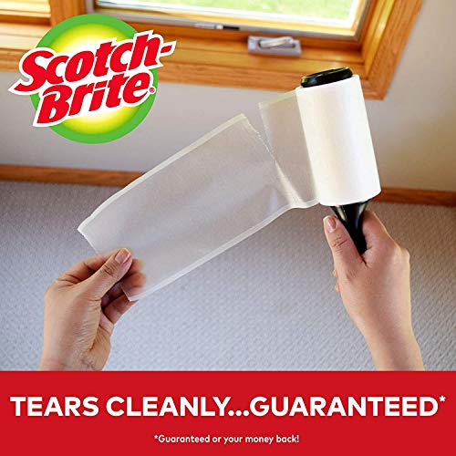 Scotch Brite Lint Roller, Value Pack of 75 Sheets, 375 Total Sheets