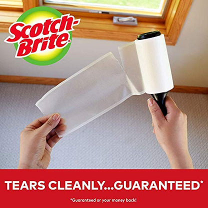 Scotch Brite Lint Roller, Value Pack of 75 Sheets, 375 Total Sheets
