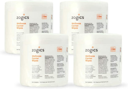 Zogics Wellness Center Wipes and Wall Mounted Dispenser – No-Touch Wipes Dispenser, Mounts Easily to Wall for Quick Access to Wellness Center Cleaning Wipes (Cleaning Wipes + Dispenser) - style: Black + Wellness Center Wipes