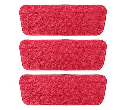 TreeLen 3 Packs Microfiber Mop Pads Spray Mop Replacement Heads Wet/Dry Floor Cleaning Refill Mop Pads Compatible with Rubbermaid Reveal,Swiffer PowerMop Refill,Libman