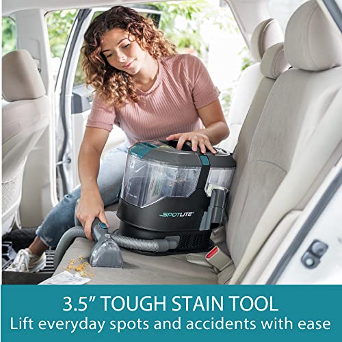 Kenmore KW2001 SpotLite Portable Carpet Spot Cleaner & Pet Stain Remover, 17Kpa Powerful Suction with Versatile Tools for Upholstery, Couches, Car and Auto Detailer, Gray - color: Gray