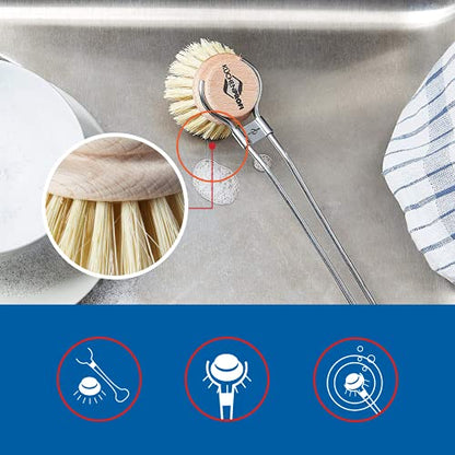 Küchenprofi 2-Pack Replacement Brush Refill for Classic Dish Washing Brush - style: Replacement Brush