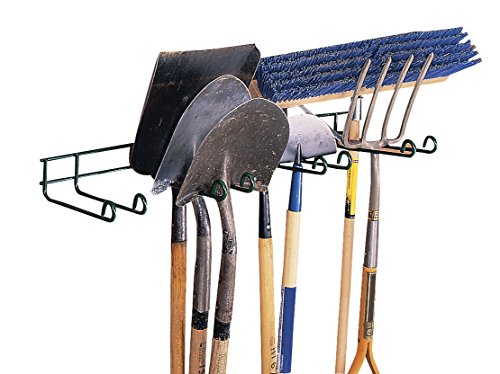 Sporty's Heavy Duty Garage Tool Hanger, Shovels, Rakes, Brooms, Lawn Equipment, and More