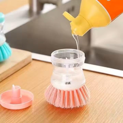 Kitchen Cleaning Brush Soap Dispenser