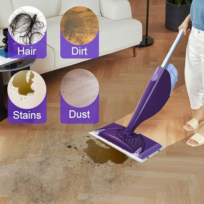 Mopping Pad Refill for Wet Jet Mop, Disposable Multi Surface Wetjet Hardwood Floor Cleaner Spray Mop Pads Refills, Thickness & Absorbent (120) - size: 120 Count