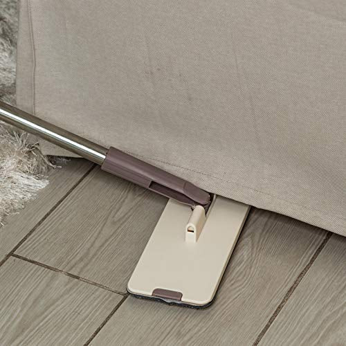 Micro Flat Mop 3-Pack Mop Replacement Head Refills - Microfiber Cleaning Pad - Use Wet or Dry - Reusable and Machine Washable Floor Mop Pads (3-Pack) - color: Replacement Heads (3-pack)
