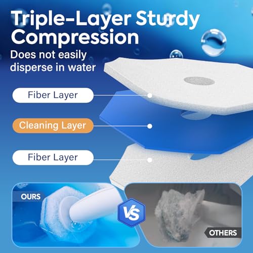 100 Pcs Disposable Toilet Cleaner Refill Pads, Universal Toilet Bowl Brush Replacement Heads, Durable Deep Cleaning Refills, Fresh Scent Bathroom Cleaning Supplies - size: 1 Count (Pack of 100)