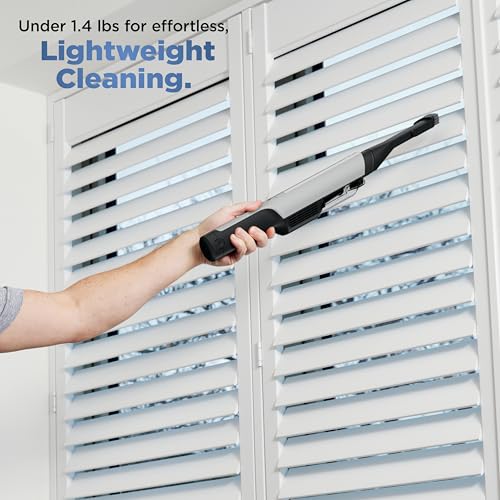 Shark WANDVAC Power PET Cordless Hand Vac, Ultra-Lightweight & Portable with Powerful Suction & Boost Mode, NEW FurFins Tool & Duster Crevice Tool, Designed for Car & Pet Homes, White, WV410WH - style: Wandvac - White