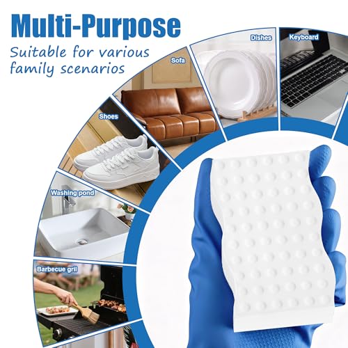 20 Pack Magic Sponges Cleaning Eraser, 2X Density Melamine Sponge,Cleaning Pad for Bathroom,Kitchen,Dish,Furniture, Floor,Wall,Shoe,Cleaner, Non-Scratch Scrub Foam (20)