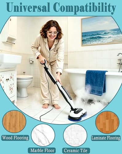6-Pack Replacement Brush & Pads Compatible with Bissell Spinwave Steam Mop 20393, 3897A, 20399, 23159, 23157, 2124, 3712 - Includes 2 Nylon Brushes & 2 Foam Pads for Deep Cleaning - size: 6 Pcs Brushes Set