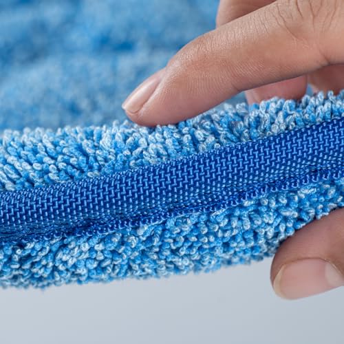 HHQ Commercial Microfiber Carpet Bonnet, Mopping and Buffing Pad, for Replacement of Oreck Orbiter Pads 437053, 2 Pack