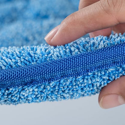 HHQ Commercial Microfiber Carpet Bonnet, Mopping and Buffing Pad, for Replacement of Oreck Orbiter Pads 437053, 2 Pack