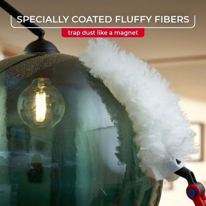 O-Cedar Flex & Catch Heavy Duty Dusting Refills (5 Count) | Disposable Duster Refill | Traps 3X More Dust Than Traditional Feather Duster - size: 5 Refills