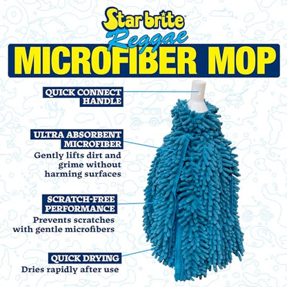 STAR BRITE Reggae Mop (040103) - style: Microfiber Reggae Mop