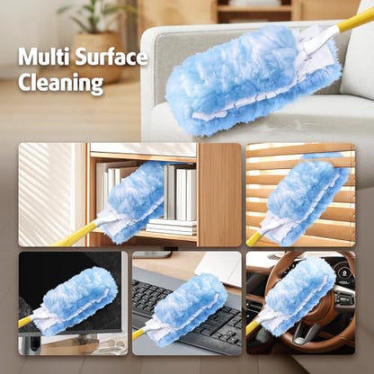 Duster Refill for Swiffer Duster, 50 Count Heavy Duty 2 Side 360° Duster Refills, 6X Microfibers, Disposable Multi Surface Dusters for Cleaning (Not Include Handle) - color: 50 Refills